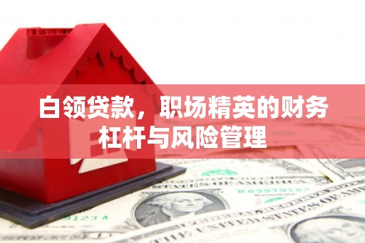 竹东白领贷款，职场精英的财务杠杆与风险管理