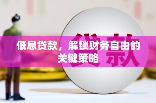 竹东低息贷款，解锁财务自由的关键策略