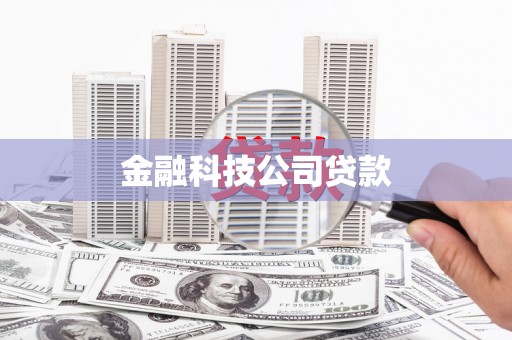 竹东金融科技公司贷款