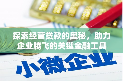 竹东探索经营贷款的奥秘，助力企业腾飞的关键金融工具