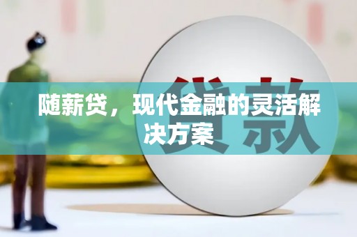 竹东随薪贷，现代金融的灵活解决方案