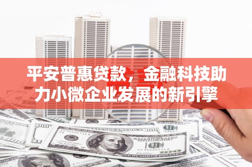 竹东平安普惠贷款，金融科技助力小微企业发展的新引擎