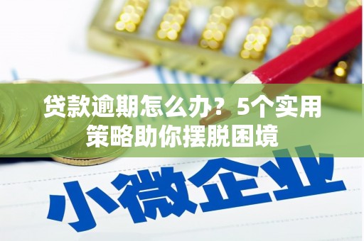 竹东贷款逾期怎么办？5个实用策略助你摆脱困境