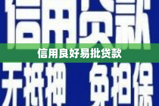 竹东信用良好易批贷款