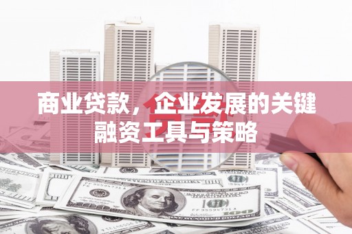 竹东商业贷款，企业发展的关键融资工具与策略