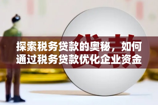 竹东探索税务贷款的奥秘，如何通过税务贷款优化企业资金流