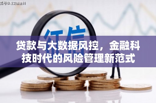 竹东贷款与大数据风控，金融科技时代的风险管理新范式