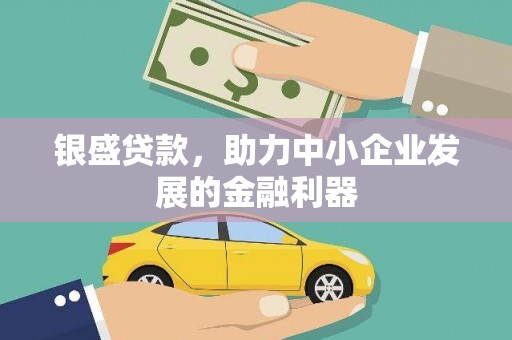 竹东银盛贷款，助力中小企业发展的金融利器