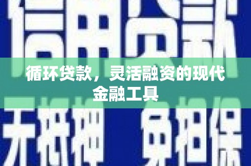 竹东循环贷款，灵活融资的现代金融工具