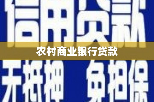 竹东农村商业银行贷款