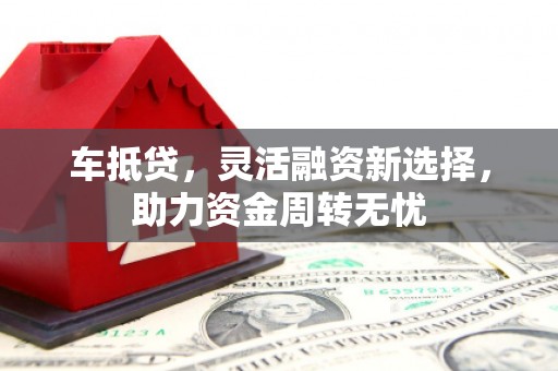 竹东车抵贷，灵活融资新选择，助力资金周转无忧