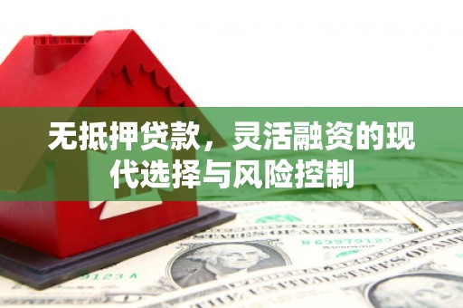 竹东无抵押贷款，灵活融资的现代选择与风险控制