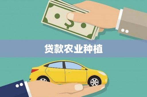 竹东贷款农业种植