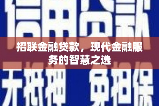 竹东招联金融贷款，现代金融服务的智慧之选
