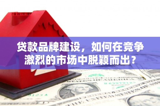 竹东贷款品牌建设，如何在竞争激烈的市场中脱颖而出？