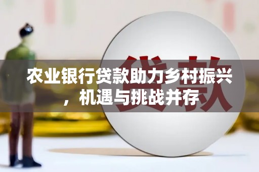 竹东农业银行贷款助力乡村振兴，机遇与挑战并存