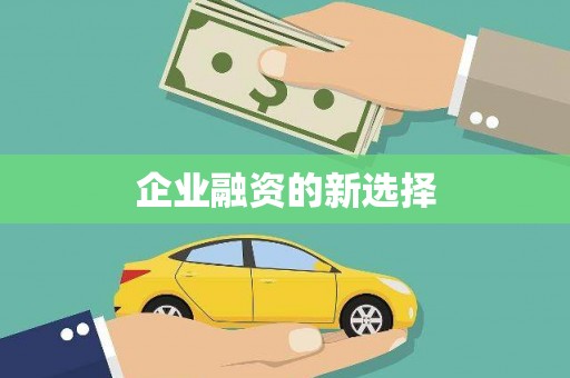 竹东企业融资的新选择