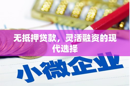竹东无抵押贷款，灵活融资的现代选择