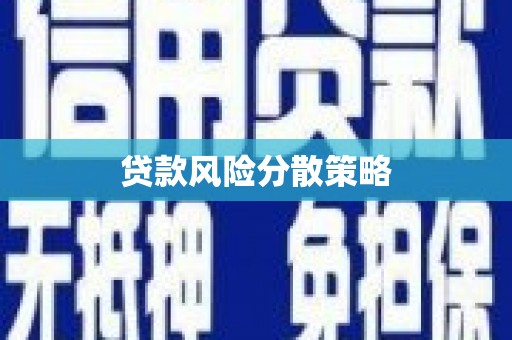 竹东贷款风险分散策略