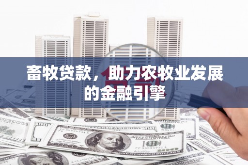 竹东畜牧贷款，助力农牧业发展的金融引擎