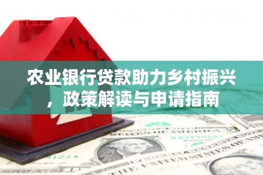 竹东农业银行贷款助力乡村振兴，政策解读与申请指南