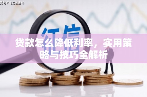 竹东贷款怎么降低利率，实用策略与技巧全解析