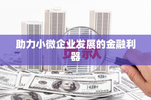 竹东助力小微企业发展的金融利器