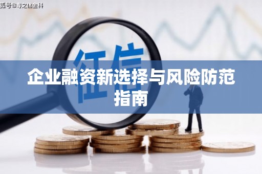 竹东企业融资新选择与风险防范指南