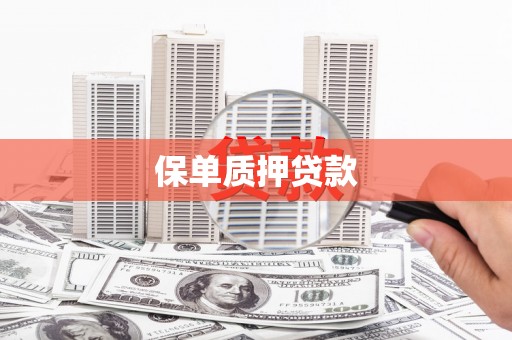 竹东保单质押贷款