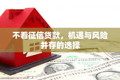 竹东不看征信贷款，机遇与风险并存的选择